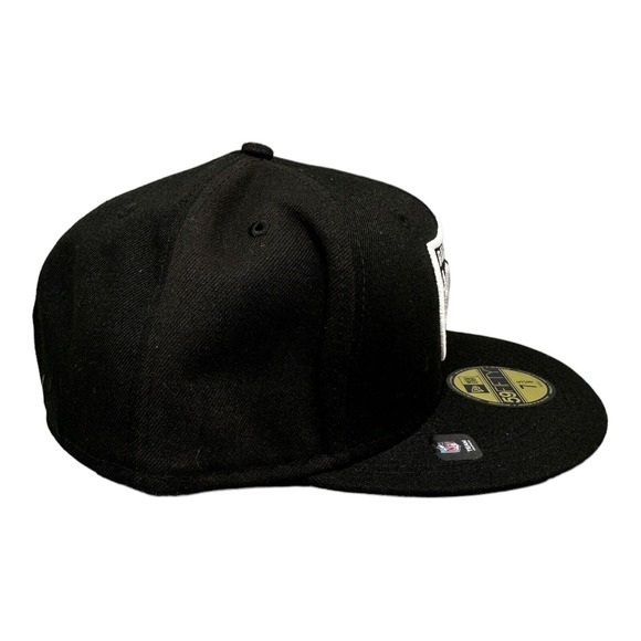 New Era 59FIFTY Fitted Las Vegas‎ Oakland Raiders Team Basics Men's Hat 7-5/8 - Picture 5 of 7